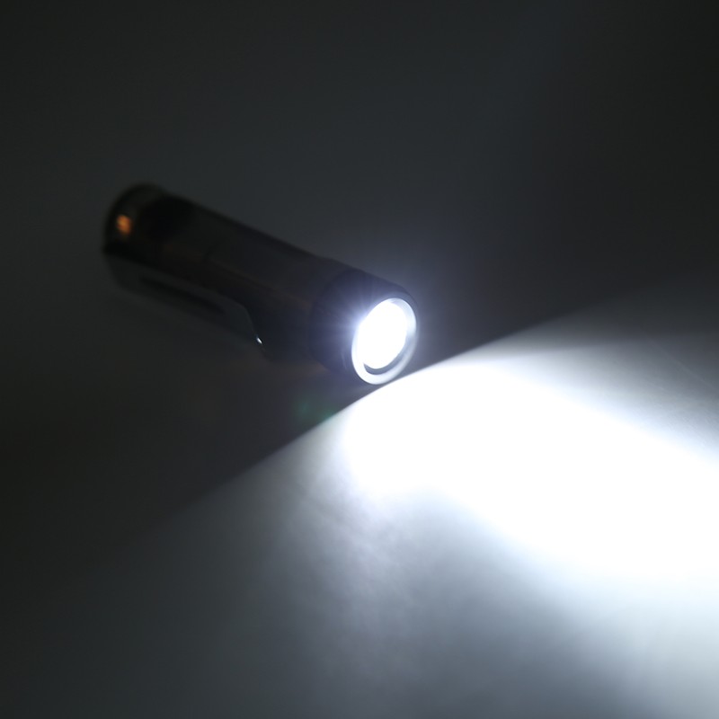 Keychain Flashlight Bright IP65 Waterproof Rechargeable Red Blue Black Light