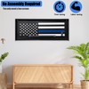 BUYYAH Wall Mounted Police Gear Rack, Tactical Duty Gear Rack