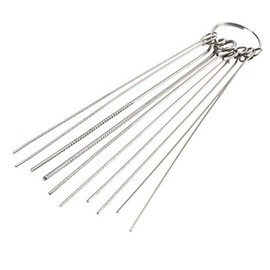 uxcell Welding Tip Cleaner Nozzle Cleaner Gas Welding Brazing Cutting Torch Tip Cleaner Needle Set of 2