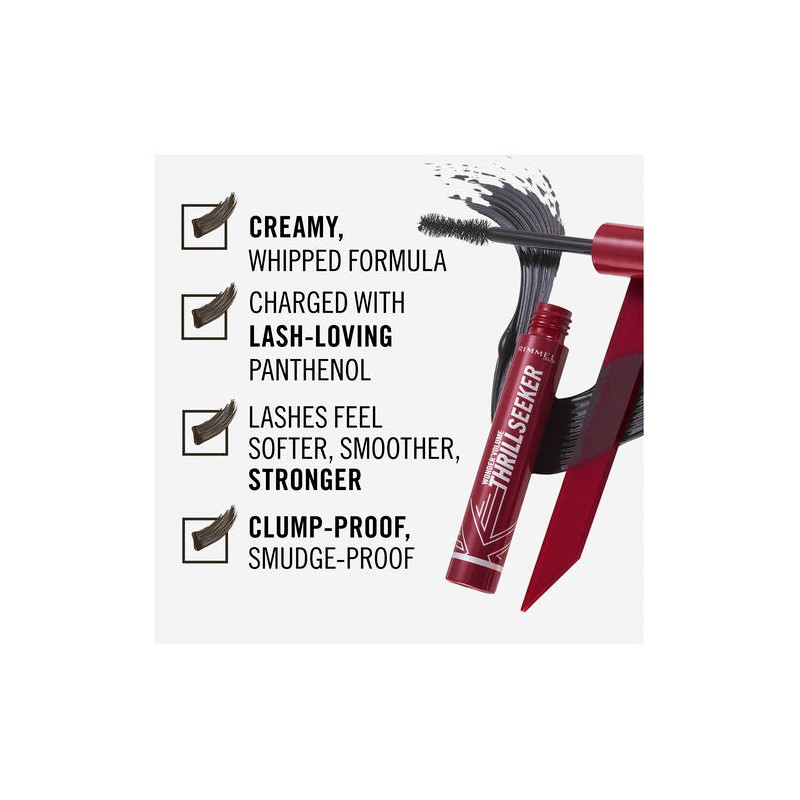 Rimmel Wonder Volume Thrill Seeker Mascara Black Brown