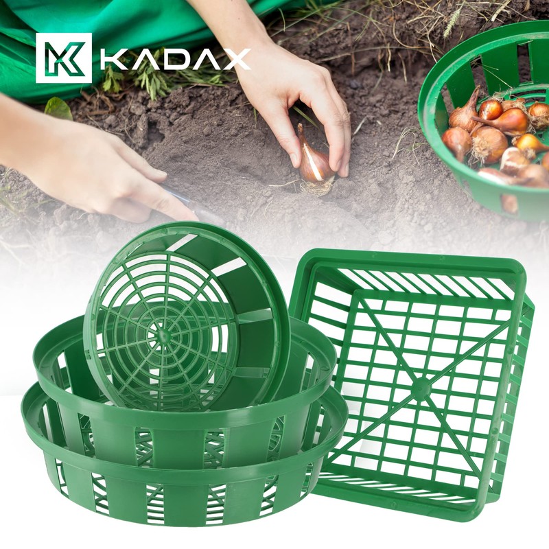 KADAX Plant Basket for Flower Bulbs, Plastic Propagation Basket, Propagation