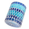 Mosaic Votive Candle Holder Handcrafted Glass Tea Light Holder for