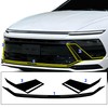 BOGAR TECH DESIGNS Front Chrome Delete Overlay Wrap Film Compatible