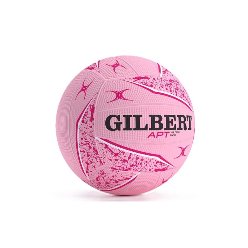 Gilbert Netball Training APT Netball - Pink - Size 5