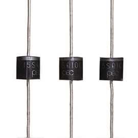 HUABAN 5 Pieces 15SQ100 Schottky Barrier Rectifier Diode 15A 100V R-6 15 Amp 100 Volt