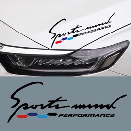Hood Sticker Compatible with 1 2 3 4 5 6 7series M3 M5 Z4 (Hood Sticker-Black)