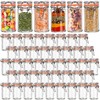 3 oz Small Glass Spice Jars Bottles Bulk 48 Pack