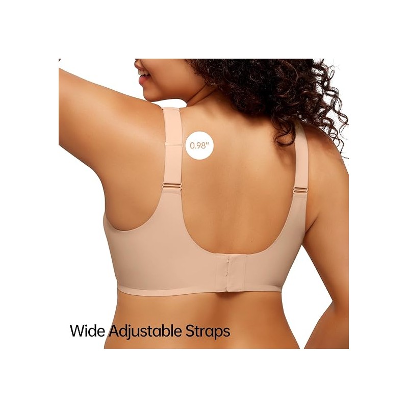 Wireless Bras for Women No Underwire Full Coverage Push Up