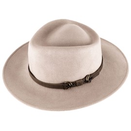 Alpenleder Padua Hat (Handmade) Sustainable Organic Felt from Regional Agriculture | Fedora Wool Hat, Hats for Men and Women, Fair Produced, Totora