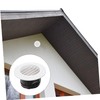 TEHAUX Round Air Conditioner Vent Cover Adjustable Soffit Air Exhaust