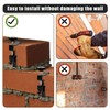 Yharnamite 6 Pcs Adjustable Brick Hanger Clamp, Heavy Duty Stainless