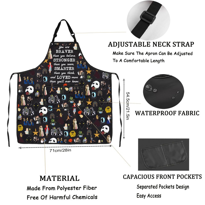 Broadway Musical Apron Matilda Theatre Lover Gift Broadway Inspired Gift