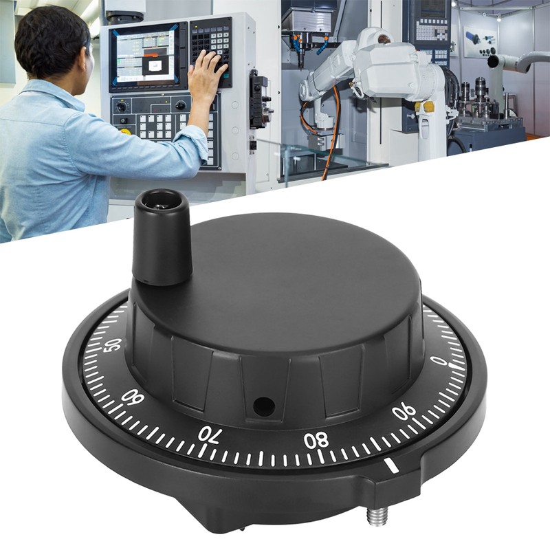 Handwheel Electronic CNC Manual Pulse Generator Hand Wheel 80mm 100PPR