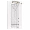 Murray Sporting Goods Bowling Dry Erase Coaches Clipboard | Double-Sided