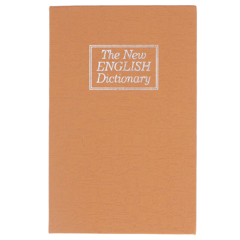 Book Safe Case Simulation Portable Safe Storage Box with Combination