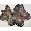khevga Set of 3 Decorative Butterfly Wall Decoration Metal