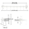Dseap Pot Rack - Pots and Pans Hanging Rack Rail