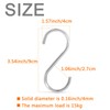 Anzhee S Hooks, Shooks for Hanging, Kitchen Hooks, S Shaped