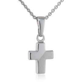 Xaana Children's and Teenager's Necklace 925 Sterling Silver Rhodium-Plated 38 CM AMZ0334