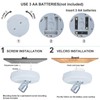 HAMVIDNE LED Spotlight, Battery Operated Picture Lights, Uplighting Indoor, Puck