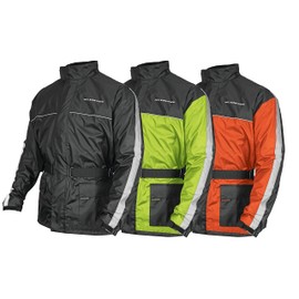 Nelson Rigg Solo Storm Rain Jacket, Waterproof, Breathable, and Packable, Black, XX-Large