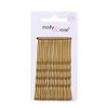 20pc Long 6.5cm Kirby Grips Hair Bobby Pins Clips Blonde