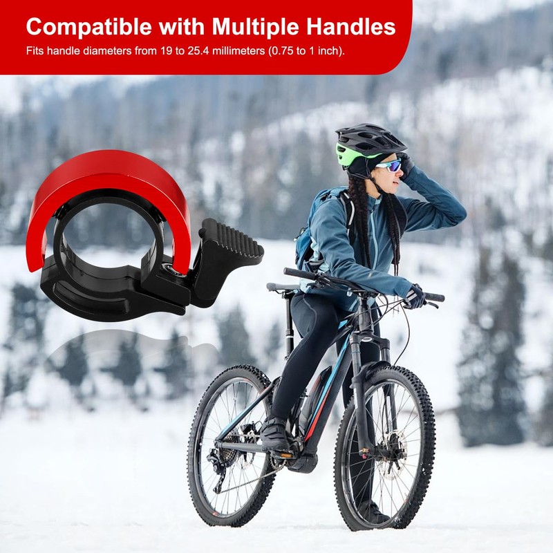 Hopzab Bicycle Hidden Bell, Loud Horn, Q-Shape Design, Secure Fit