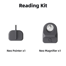 HOZO NeoReading Kit, Modular Accessory Compatible with NeoRuler.Including an Extra NeoPointer and A NeoMagnifier(with Guide Line) for Detailed Reading
