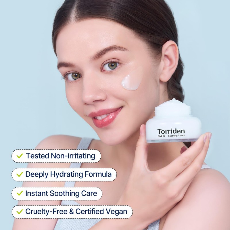 Torriden DIVE IN Low Molecular Hyaluronic Acid Soothing Cream 100ml