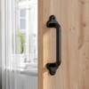 SMARTSTANDARD Heavy Duty 9" Antique Barn Door Handle, Large Rustic