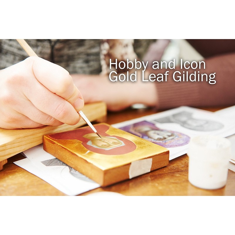 Barnabas Blattgold Silver Leaf - Real Silver [25 Sheets, 3.75