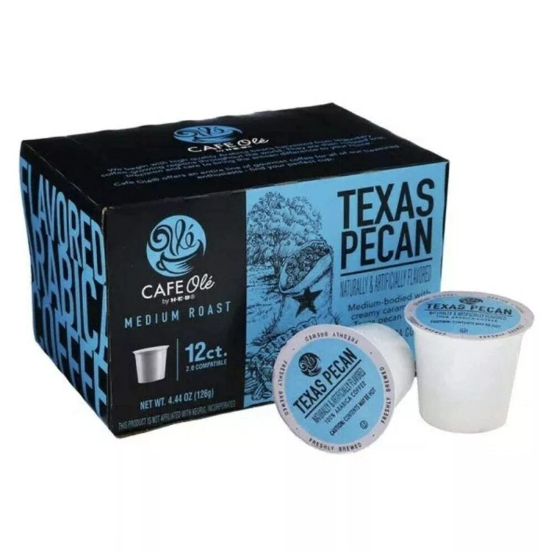 H‑E‑B HEB Cafe Ole Texas Pecan Single Serve Medium Roast