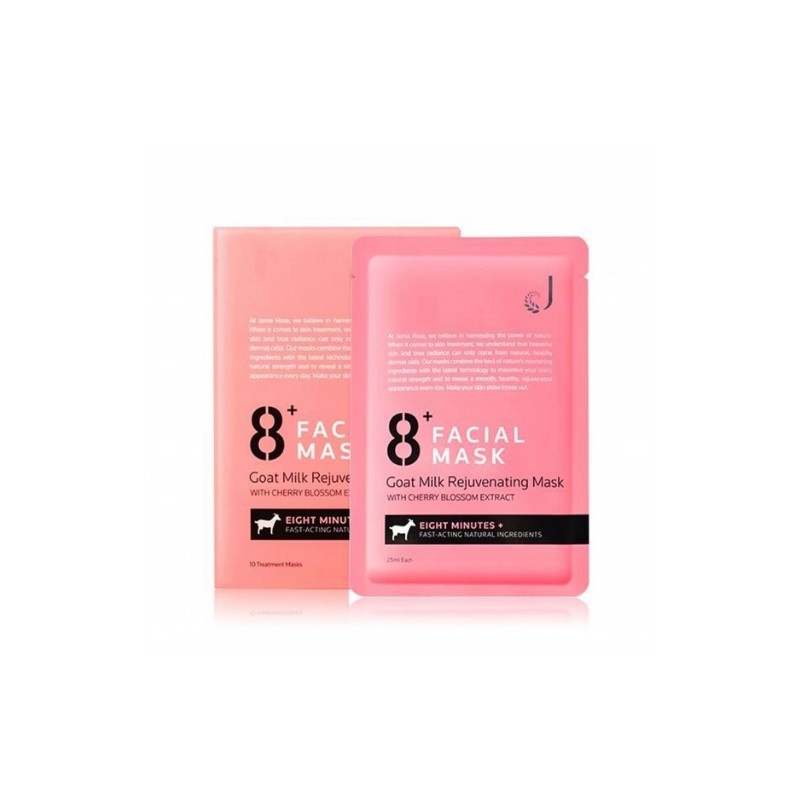 Jema Rose 8+ Minutes Goat Milk Rejuvenating Facial Mask with