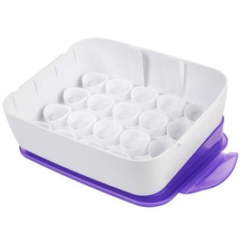 Wilton Case Color Organizer, White/Purple