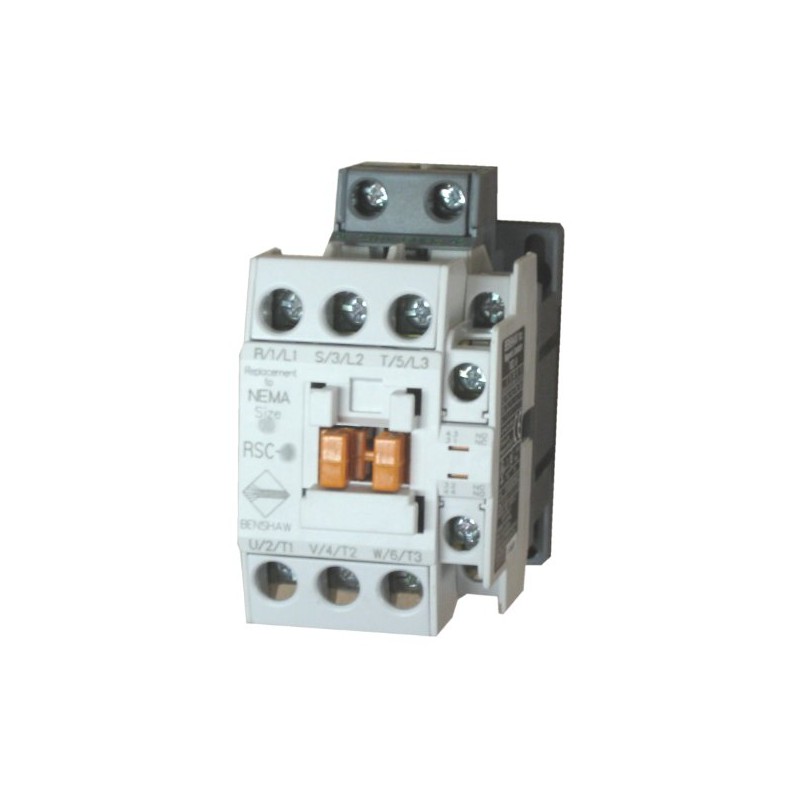 Benshaw RSC-9-6AC240 3 Pole, 9 AMP contactor with a 240
