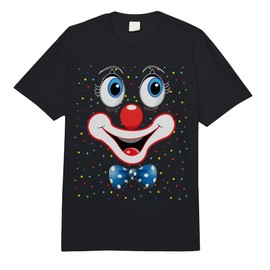 Carnival Clown Face Circus Costume Kids Men Women Carnivals Comfort Colors Adult Heavyweight T-Shirt