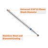 sourcing map 5pcs 120-140 Grits Diamond Grinding Bit 2mm Ball