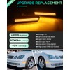 PWOBVZ Amber Led Side Marker Lights for Lexus IS300 LS400