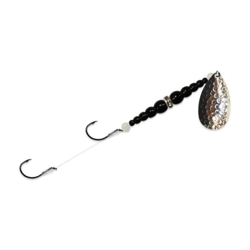 Mack's Lure Double Whammy, Chartreuse FLO Naranja/FLO Chartreuse, Talla 8