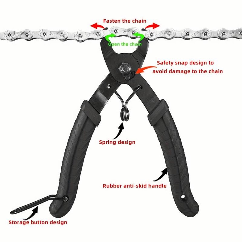 Bike Chain Link Pliers - 2 in 1 Bicycle Chain