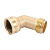 Brass Garden Hose Elbow Connector 45 Degree Hose Elbow Fitting