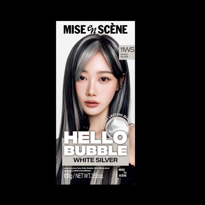 mise-en-scene New - MISEenSCENE Hello Bubble - 11WS White silver