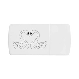 'Swans in Love' Pill Box with Tablet Splitter (PI00034197)