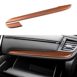 BRMYL Car Dashboard Decor Cover Decals for Honda CR-V 2017 2018 2019 2020 2021 2022 Accessories CRV Peach Wood Grain Interior Stickers