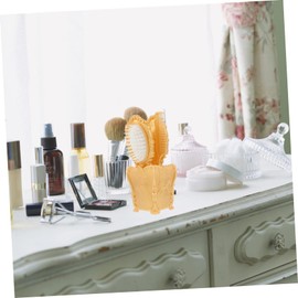 HAKIDZEL 5pcs Vanity Mirror Comb Set Vintage Makeup Mirror Handle Cosmetic Mirror Detangling Hair Brush Paddle