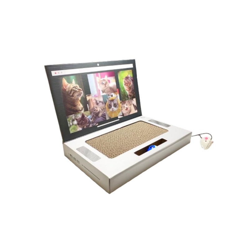 PC Shape Cat Nail Sharpener Nail Sharpener with Mouse Ball