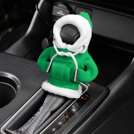 Christmas Car Shift Knob Hoodie Cover, Shifter Cover, Funny Hoodie Car Gear Shift Cover, Interior Accessories Christmas Car Decor Gear Shift Knob Cover for Manual/Automatic Shift Knob