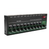 10 Channel Sound Mixer Independent Volume Control Knob Professional Multichannel