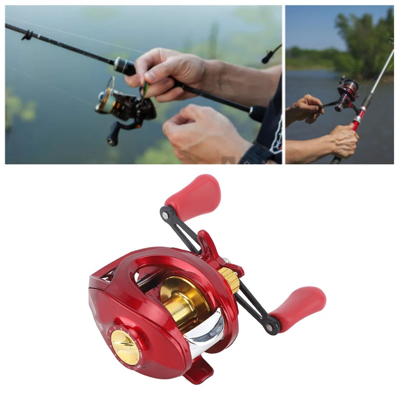 Baitcasting Wheel Smoothly Casting Retrieving Metal Fishing Reel for Sea