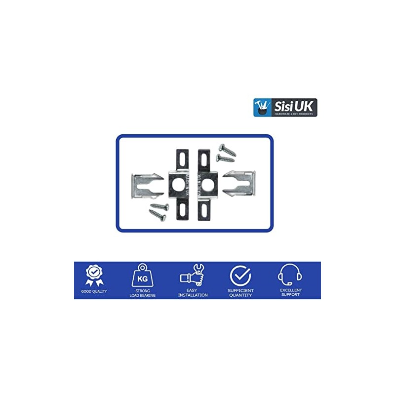 Anti Theft Security Picture Hangers Kit Spring Lock Quick Release